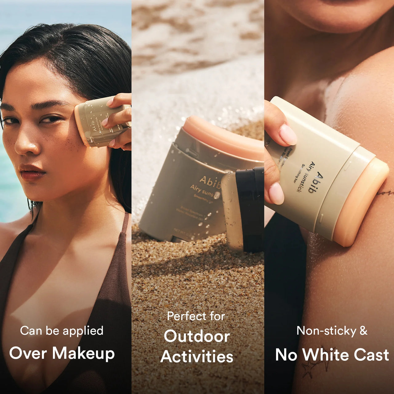 Abib Airy Sunstick Smoothing Bar SPF50+ – veido saulės kremas