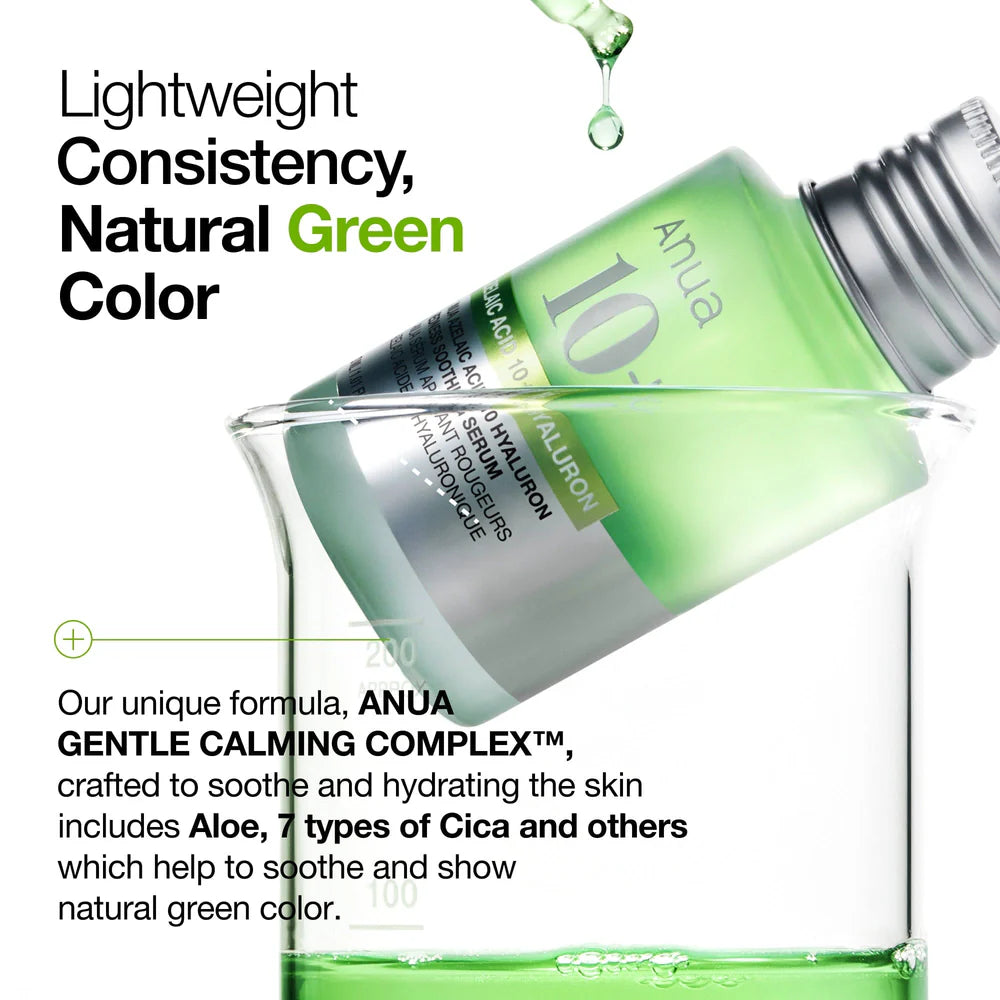 Anua Azelaic Acid 10 Hyaluron Redness Soothing Serum – serumas nuo paraudimo