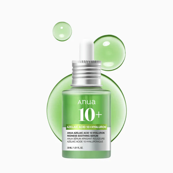 Anua Azelaic Acid 10 Hyaluron Redness Soothing Serum – serumas nuo paraudimo