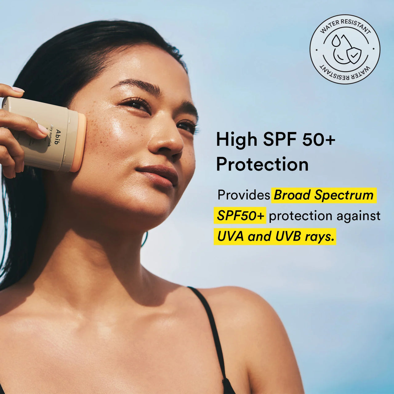 Abib Airy Sunstick Smoothing Bar SPF50+ – veido saulės kremas