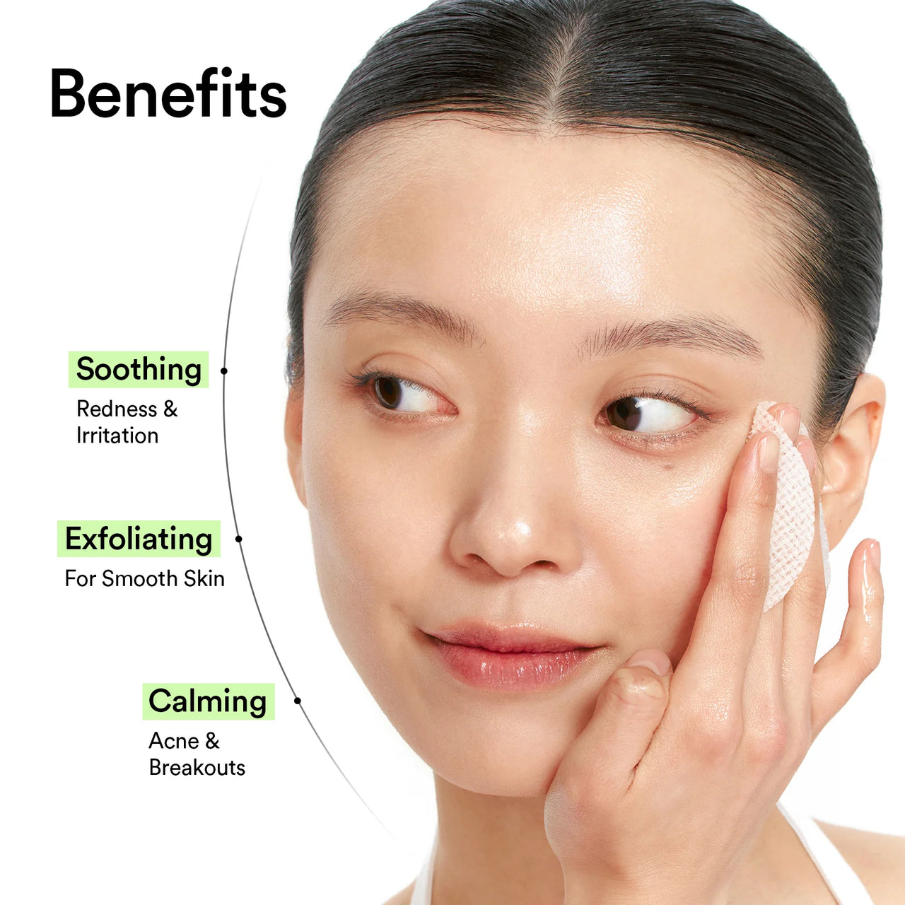 Abib Heartleaf Spot Pad Calming Touch Pads – raminantys veido diskeliai